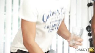 DADDY4K. Boy goes shopping and it means his chick can fuck old male