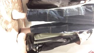 Part 2 cute lesbians in public dressing room fucking