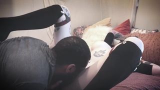 Felix Rae x Mickey Mod // alt bbc interracial hookup/first porn shoot