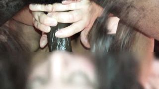 My husband went out cheating I call my neighbor and ate his monster.