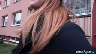 Public Agent Russian redhead takes cash for sex