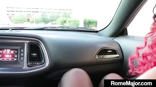 Big Black Booty Thick Red Gets Pounded By Big Black Cock Rome Major! Rome-M