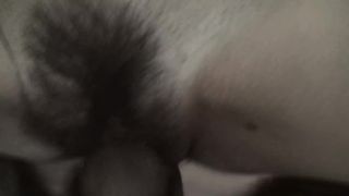 Fucking wet pussy with brazilian big dick close up