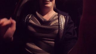 Cum in my Panties before shopping! Soaked with cum