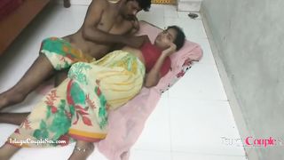 Hot Desi Indian Village Bhabhi With Husband Mature Couple Romance On Floor Rough Giving