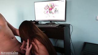 D.Va gets fucked and cums endlessly playing Overwatch.