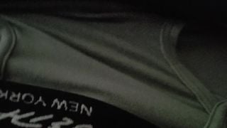 She jerks off step-daddys cock in his underwear making him moan so loud