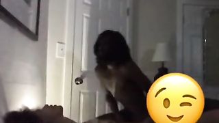 wife cum in best friend mouth then gets spit roast gangbang redbone