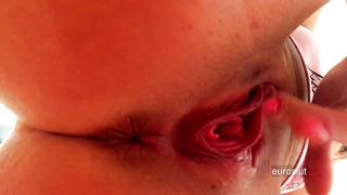 Throbbing Asshole Cunt Orgasm Contractions! Young Slut Stolen Private Video