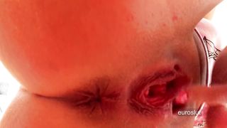 Throbbing Asshole Cunt Orgasm Contractions! Young Slut Stolen Private Video