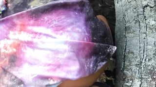 Sexo en parque público, casi nos descubren mientras haciamos la travesura