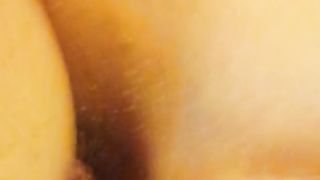 Hot doggie style cum on asshole