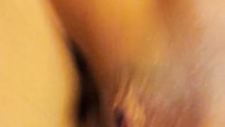 Hot doggie style cum on asshole