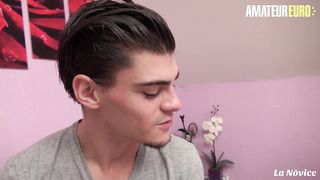 LaNovice - Angela Kiss Real Newbie French Girl Fucked In Both Holes On Camera - AMATEUREURO