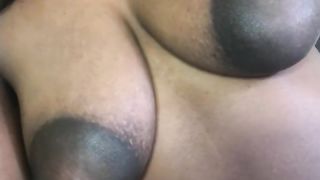 Getting titty fucked