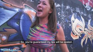 Public Agent Brunete Babe Elisa Tiger Gets Screwed Hard in Public