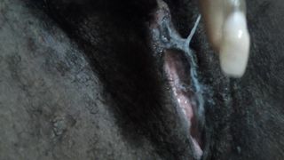 Naughty Phat Ass Ebony BBW Wet Hairy Pussy Sounds Eat Cream - Cami Creams