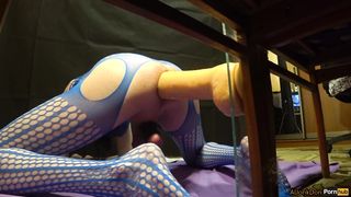 Hell's huge dildo makes me moan