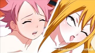 Fairy Tail XXX - Natsu and Erza and Lucy