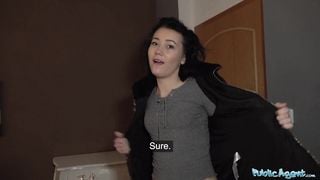 Public Agent Real Sister stopped on the street for indecent proposals