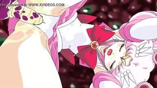 Sailor Chibi Moon fucked by tentacles