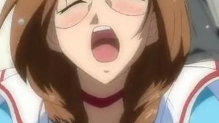 Hentai housemaid filled with dildo and piston