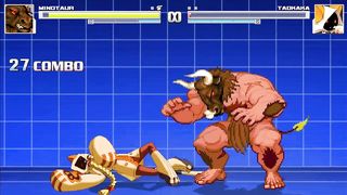 Minotaur Vs Girls (MUGEN)