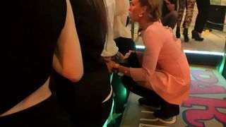 Amateur sluts tug dicks