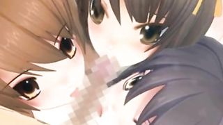 Haruhi Suzumiya 4some 3D