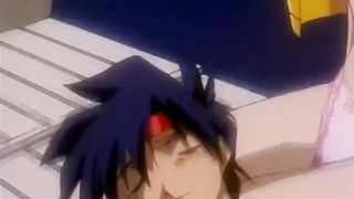 Great hentai outdoor fuck under the fireworks