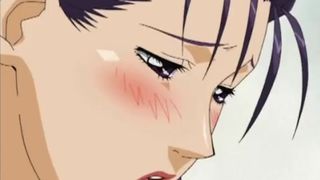 Anime hotties toying each other