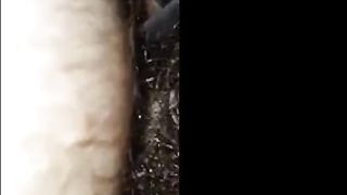 POV hairy chub bottom getting fucked not by daddy in hallway