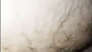 POV hairy chub bottom getting fucked not by daddy in hallway