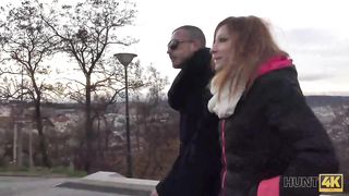 HUNT4K. Elegant young redhead boasts about her wonderful sex skills