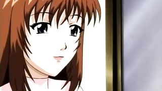 Cutie plays with the rod until hentai cumshot