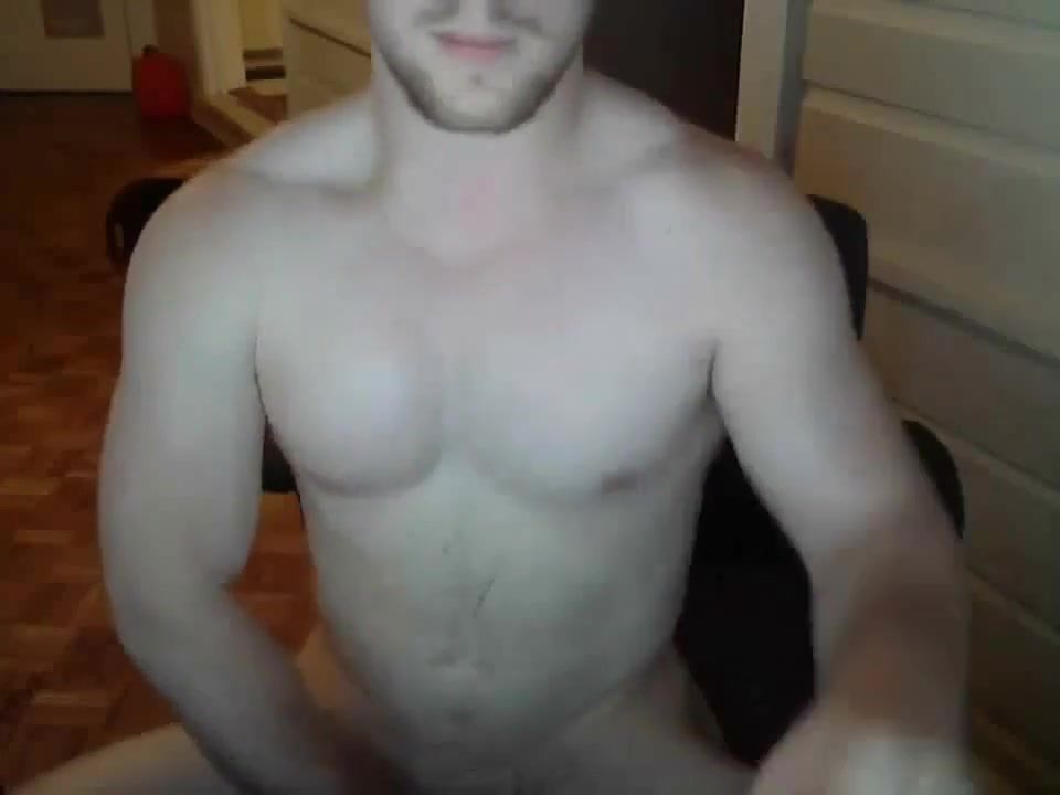 Cute Muscled Stud Jerks Off & Cums for Me on Cam
