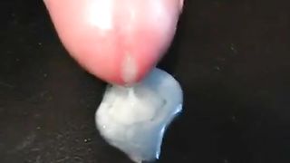 cumshots closeups uncut foreskin sperm ejaculation jerkoff