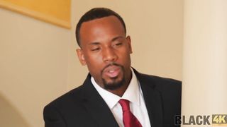 BLACK4K. Nice Hollie Mack tastes big black cock for the first time