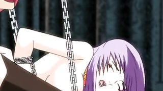 Hentai girl gets double penetrated and sucks