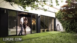 Mina Sauvage anal plug surprise for husband