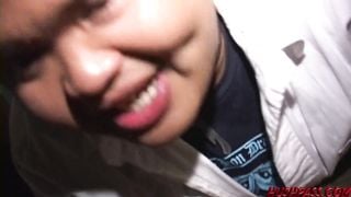 Sexy College girl Amanda lets loose with a Shy Frat Boy