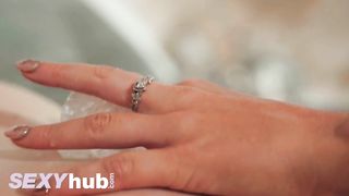 Lesbea Mix of natural babes pussy licking massage scissoring and fingering