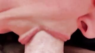 Horny Milf Sucks my cock like crazy, 2 Million Close-up Blowjob compilation