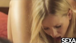 Lucky stud fucks two gorgeous girls to intense multiple orgasms