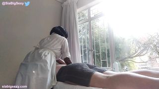South African Massage Room Hidden Camera Surprise Happy Ending
