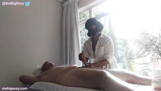 South African Massage Room Hidden Camera Surprise Happy Ending