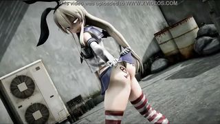 MMD 島風をわからせる