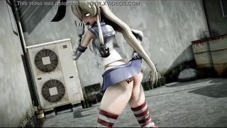 MMD 島風をわからせる