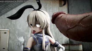 MMD 島風をわからせる