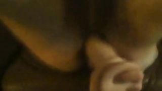 Danish Boy - big dildo in my hairy boy cunt